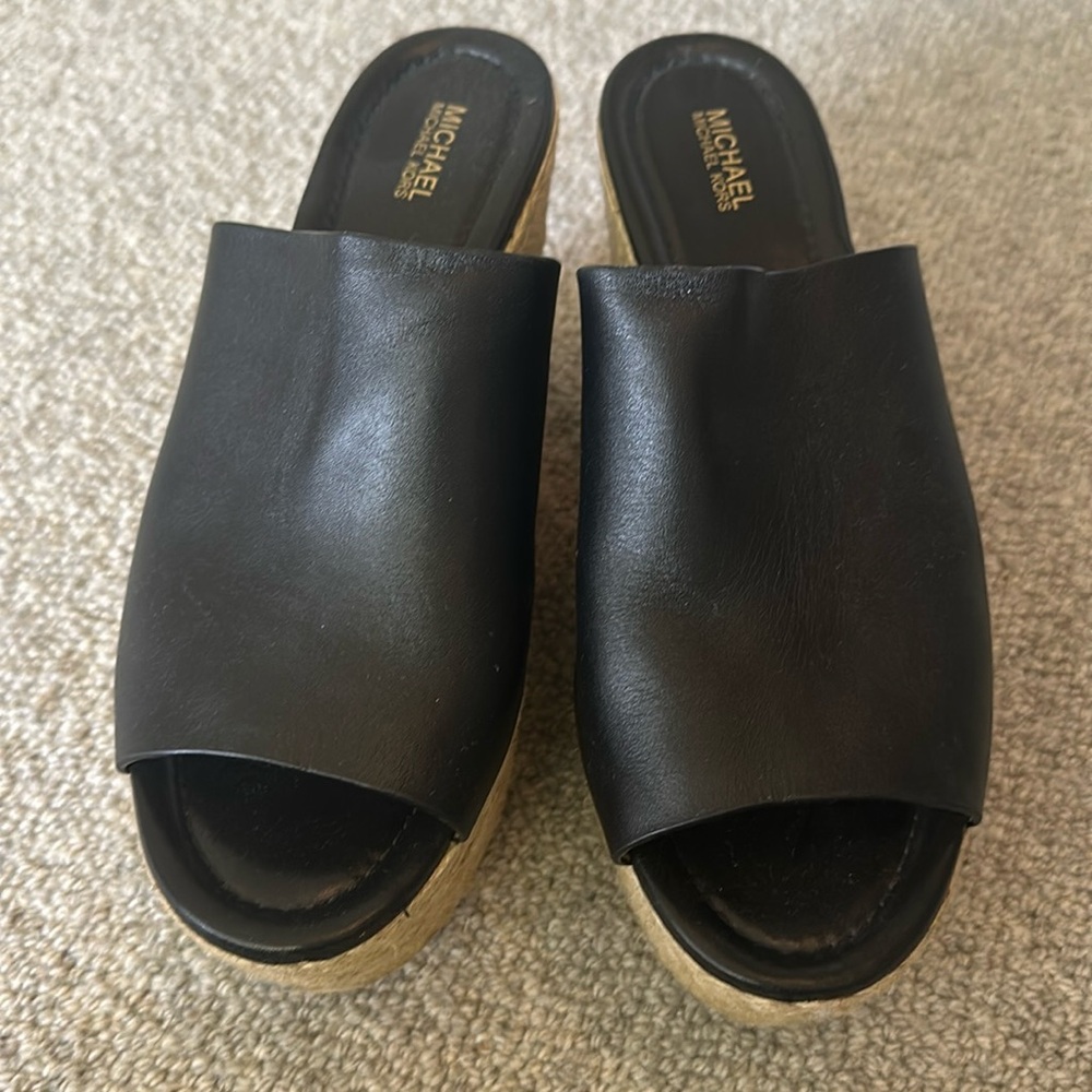Michael Kors leather sandals
